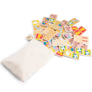 Domino spel - dieren